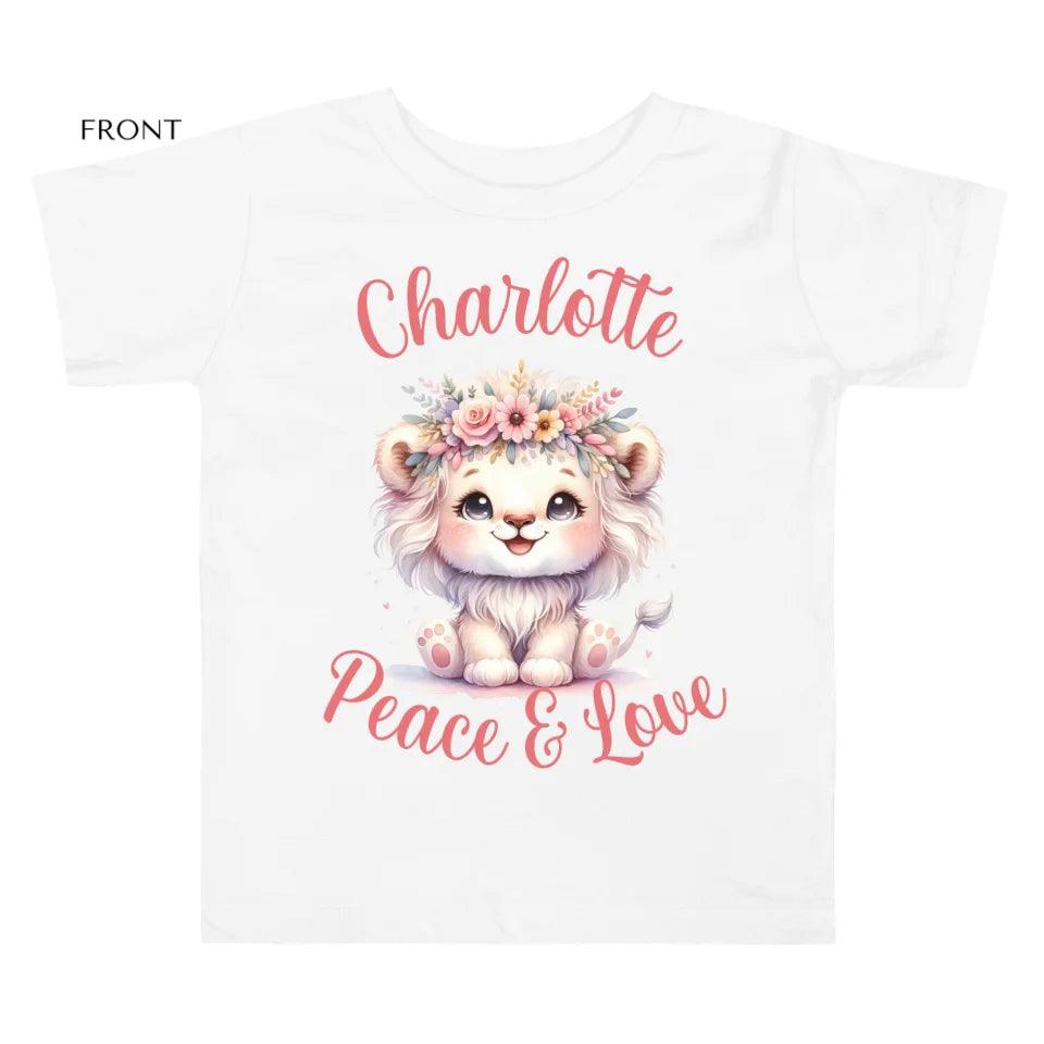 Custom Pastel Boho Lions T-Shirt - ART-TSH126 - ARTFULANE