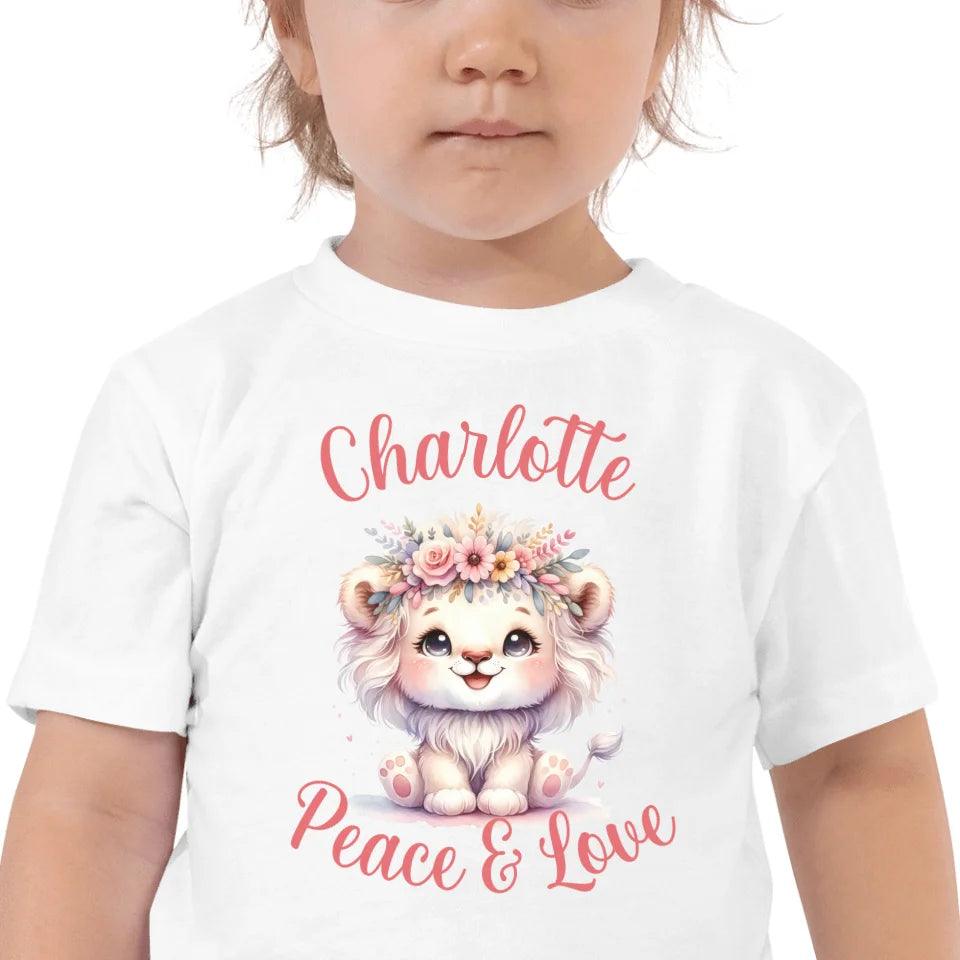 Custom Pastel Boho Lions T-Shirt - ART-TSH126 - ARTFULANE