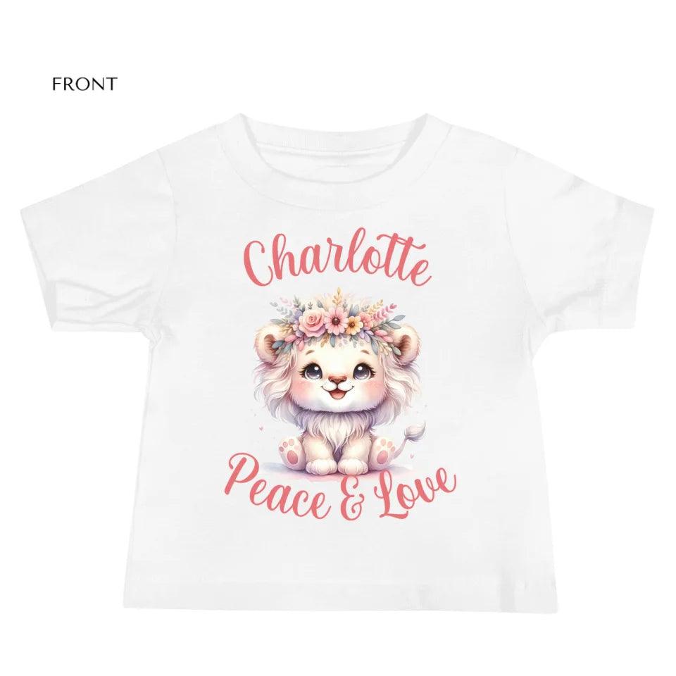 Custom Pastel Boho Lions T-Shirt - ART-TSH126 - ARTFULANE