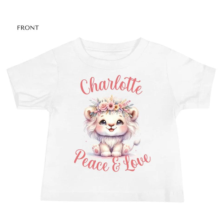 Custom Pastel Boho Lions T-Shirt - ART-TSH126 - ARTFULANE