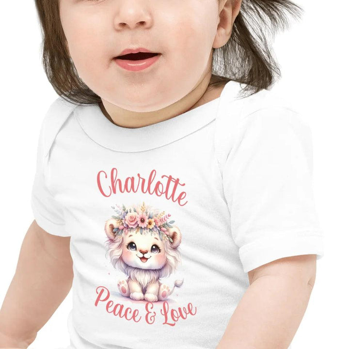 Custom Pastel Boho Lions T-Shirt - ART-TSH126 - ARTFULANE