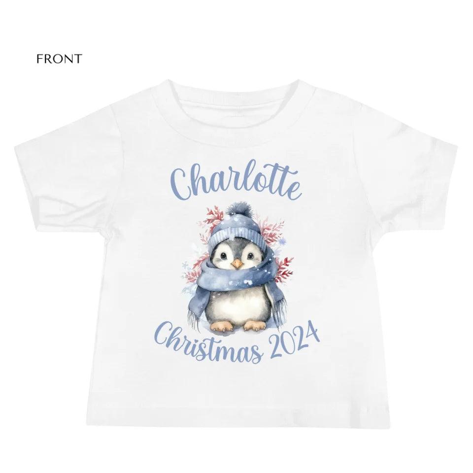 Custom Winter Penguins T-Shirt - ART-TSH127 - ARTFULANE