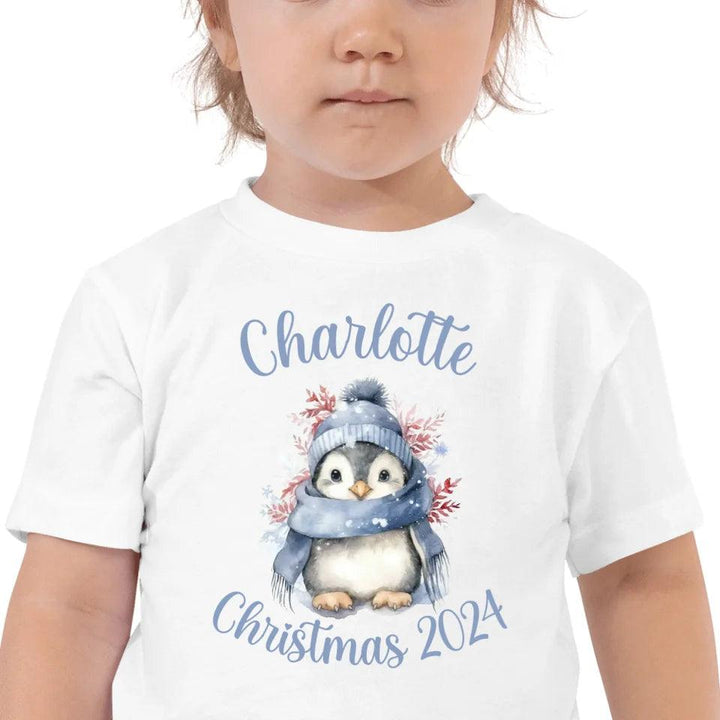 Custom Winter Penguins T-Shirt - ART-TSH127 - ARTFULANE