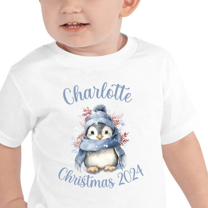 Custom Winter Penguins T-Shirt - ART-TSH127 - ARTFULANE