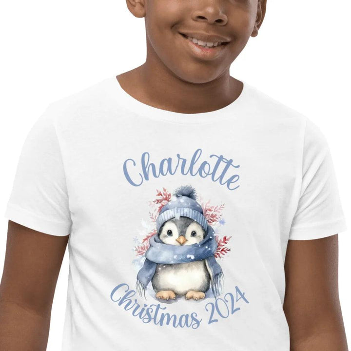 Custom Winter Penguins T-Shirt - ART-TSH127 - ARTFULANE