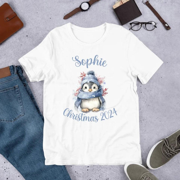 Custom Winter Penguins T-Shirt - ART-TSH127 - ARTFULANE