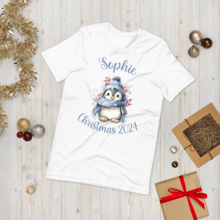 Custom Winter Penguins T-Shirt - ART-TSH127 - ARTFULANE