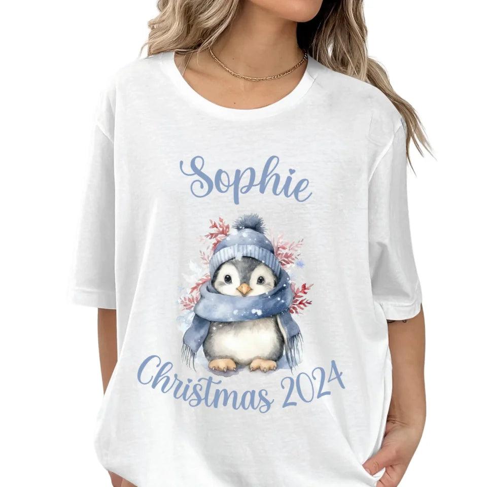 Custom Winter Penguins T-Shirt - ART-TSH127 - ARTFULANE