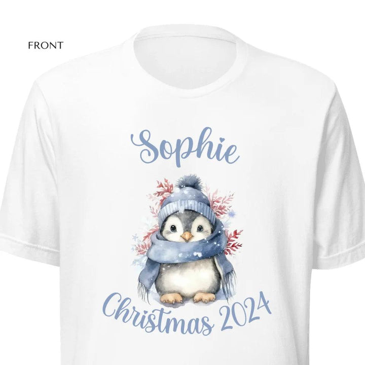 Custom Winter Penguins T-Shirt - ART-TSH127 - ARTFULANE