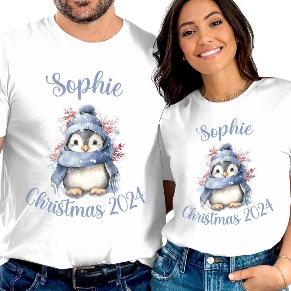 Custom Winter Penguins T-Shirt - ART-TSH127 - ARTFULANE