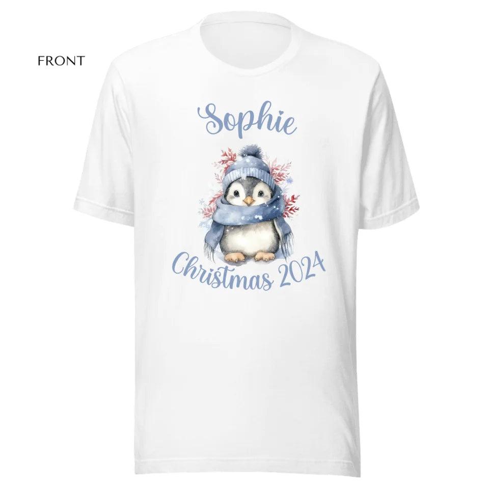 Custom Winter Penguins T-Shirt - ART-TSH127 - ARTFULANE