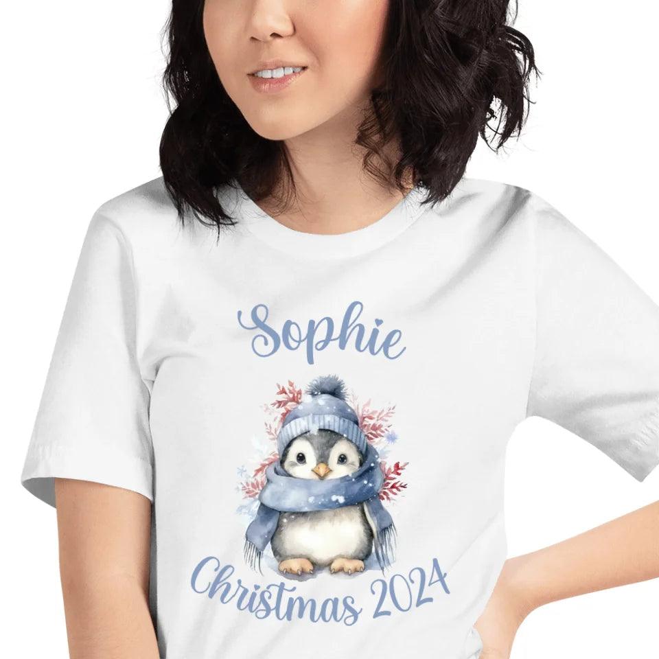 Custom Winter Penguins T-Shirt - ART-TSH127 - ARTFULANE