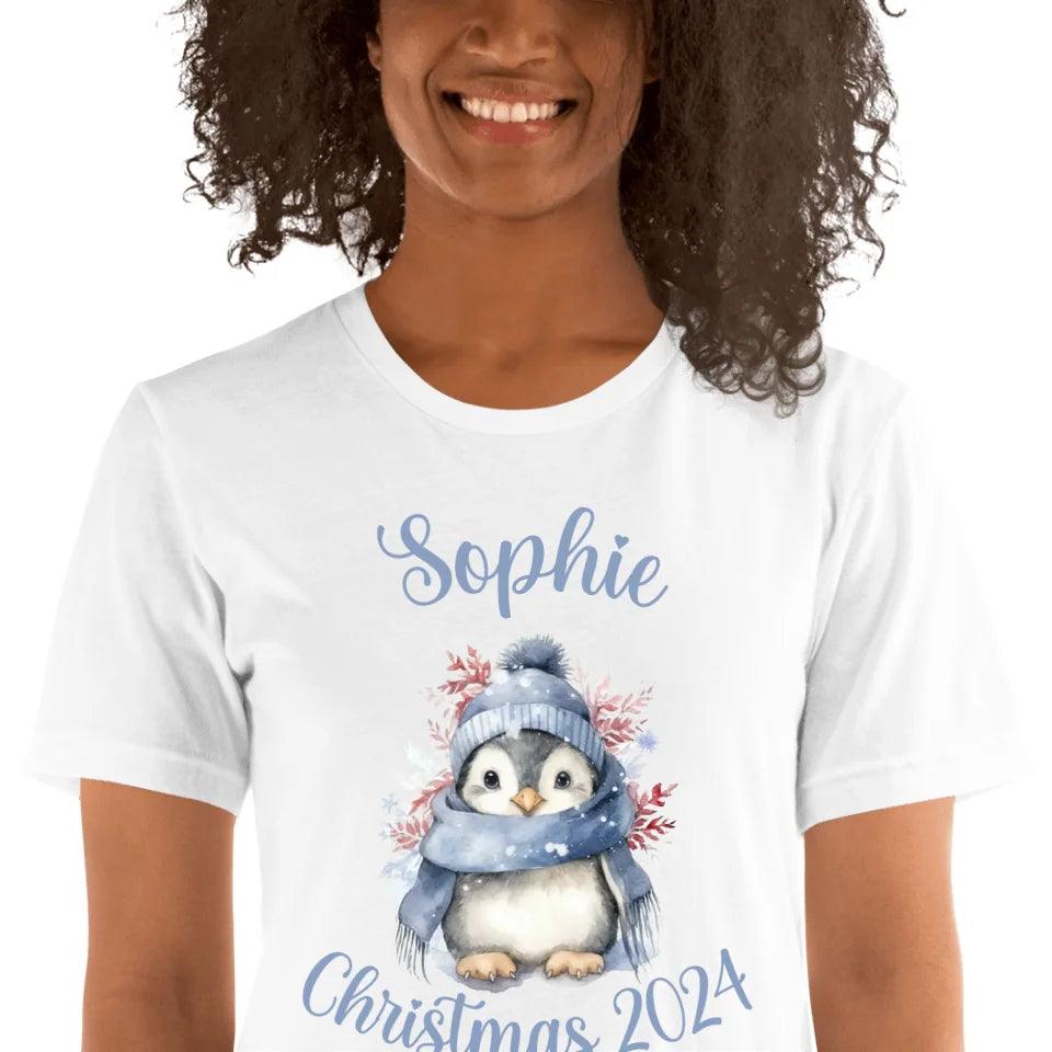 Custom Winter Penguins T-Shirt - ART-TSH127 - ARTFULANE