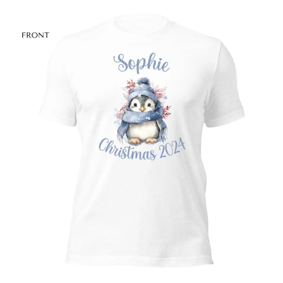 Custom Winter Penguins T-Shirt - ART-TSH127 - ARTFULANE