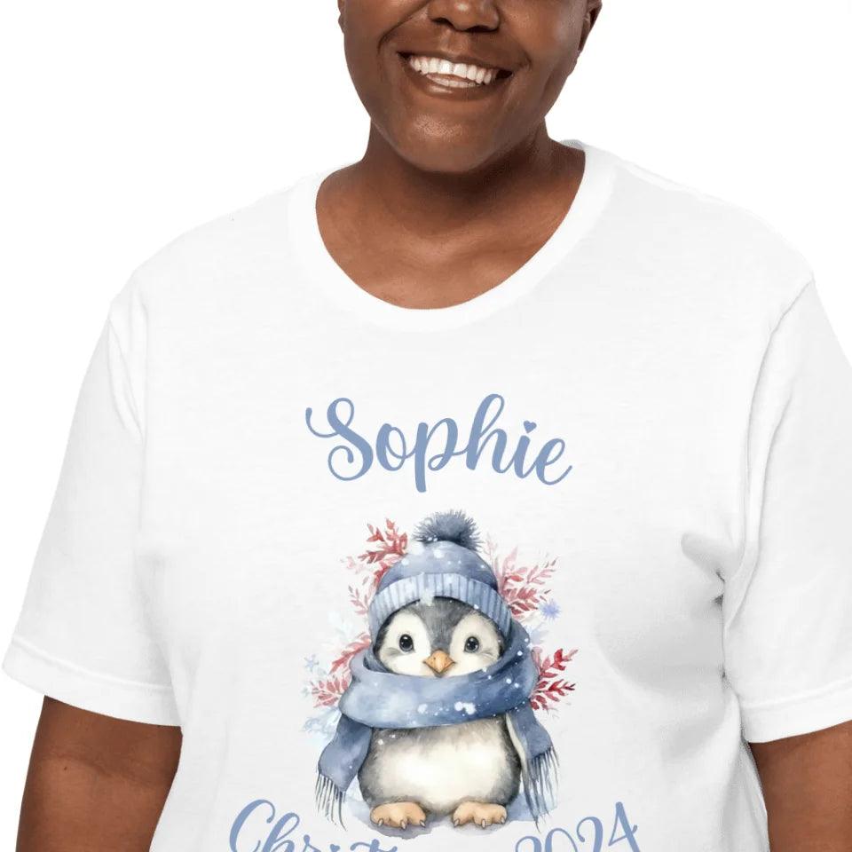 Custom Winter Penguins T-Shirt - ART-TSH127 - ARTFULANE