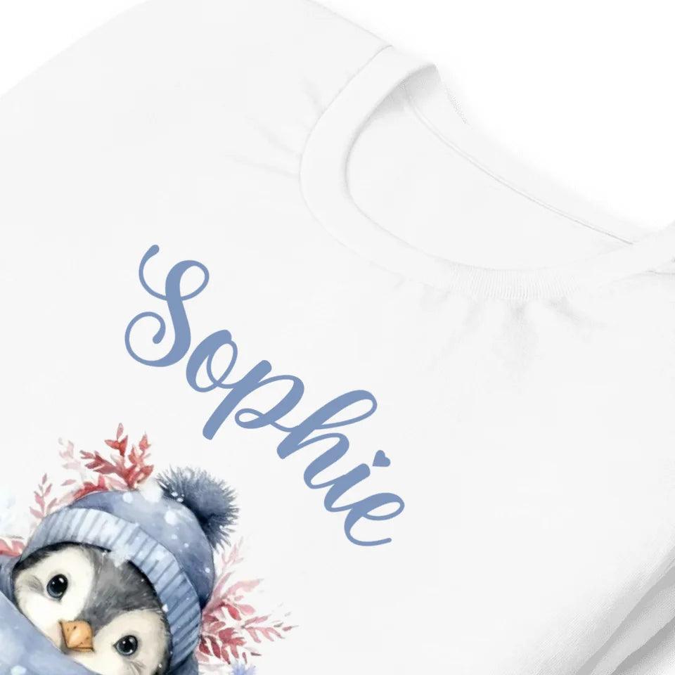 Custom Winter Penguins T-Shirt - ART-TSH127 - ARTFULANE