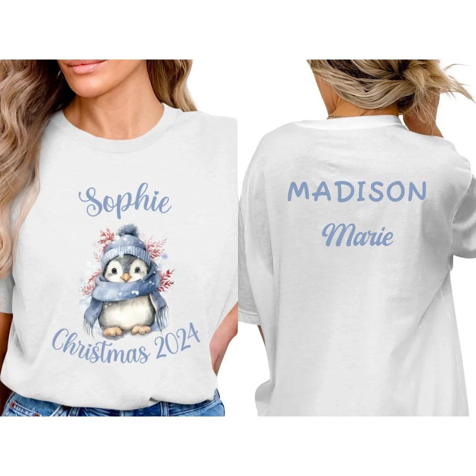 Custom Winter Penguins T-Shirt - ART-TSH127 - ARTFULANE