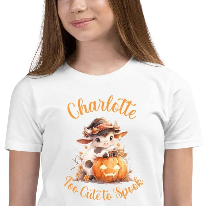 Custom Halloween Cows T-Shirt - ART-TSH128 - ARTFULANE