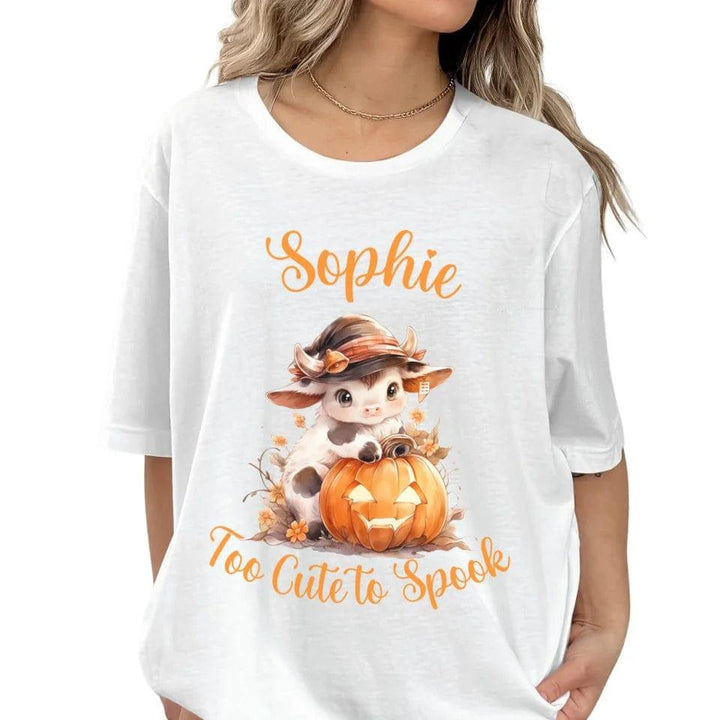 Custom Halloween Cows T-Shirt - ART-TSH128 - ARTFULANE