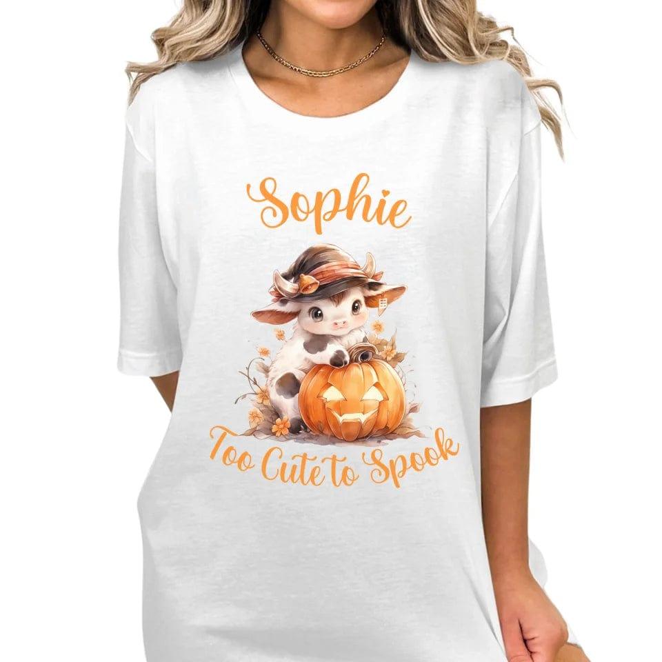 Custom Halloween Cows T-Shirt - ART-TSH128 - ARTFULANE