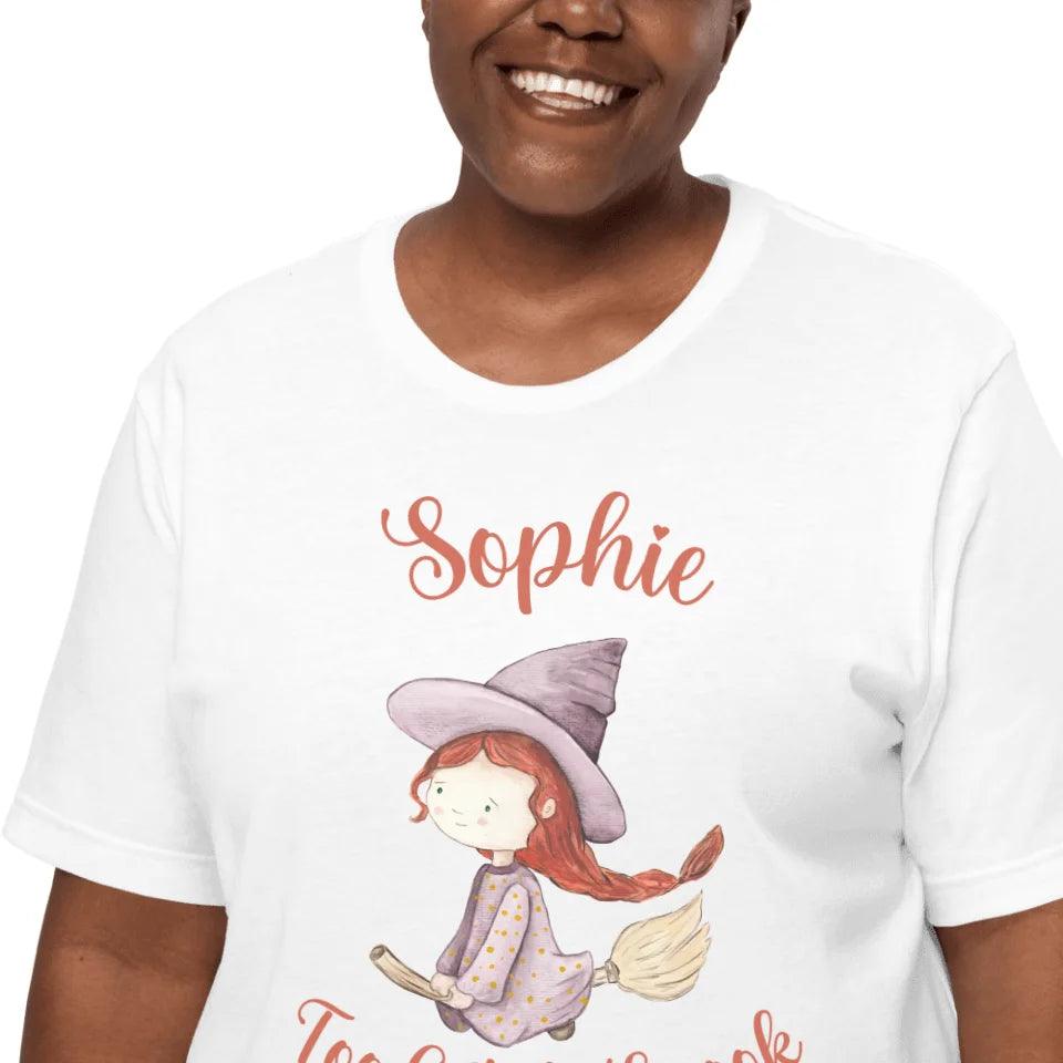 Custom Whimsical Halloween Witches T-Shirt - ART-TSH129 - ARTFULANE