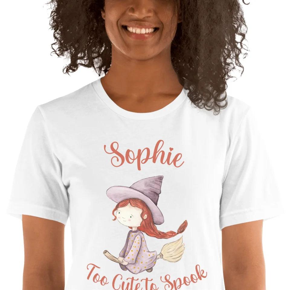 Custom Whimsical Halloween Witches T-Shirt - ART-TSH129 - ARTFULANE