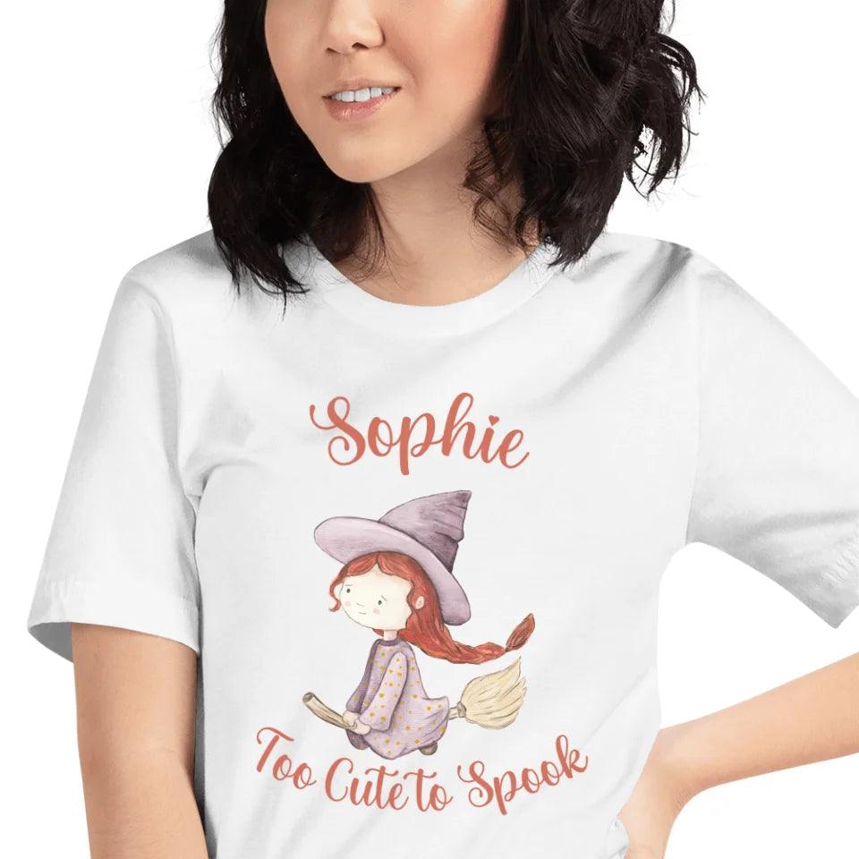 Custom Whimsical Halloween Witches T-Shirt - ART-TSH129 - ARTFULANE