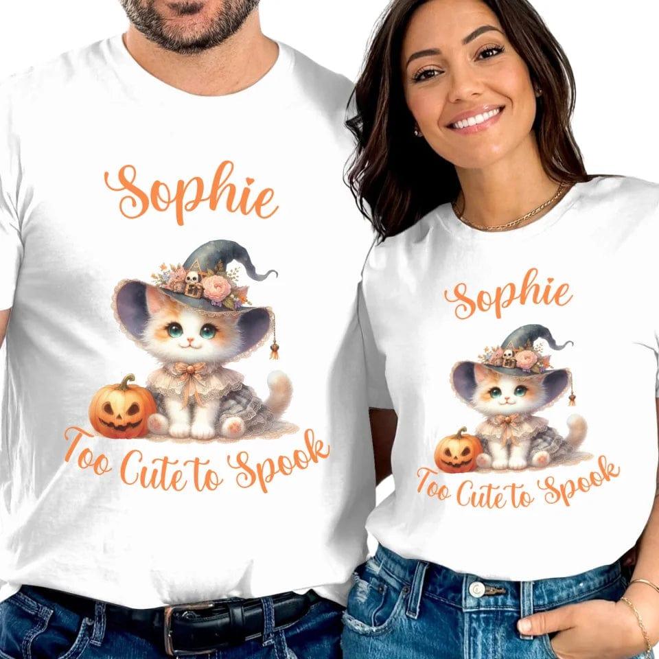 Custom Halloween Witch Cats T-Shirt - ART-TSH131 - ARTFULANE