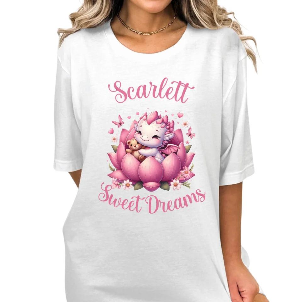 Custom Sleeping Baby Dragons T-Shirt - ART-TSH132 - ARTFULANE