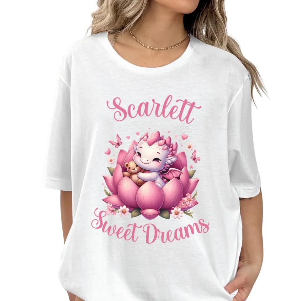 Custom Sleeping Baby Dragons T-Shirt - ART-TSH132 - ARTFULANE