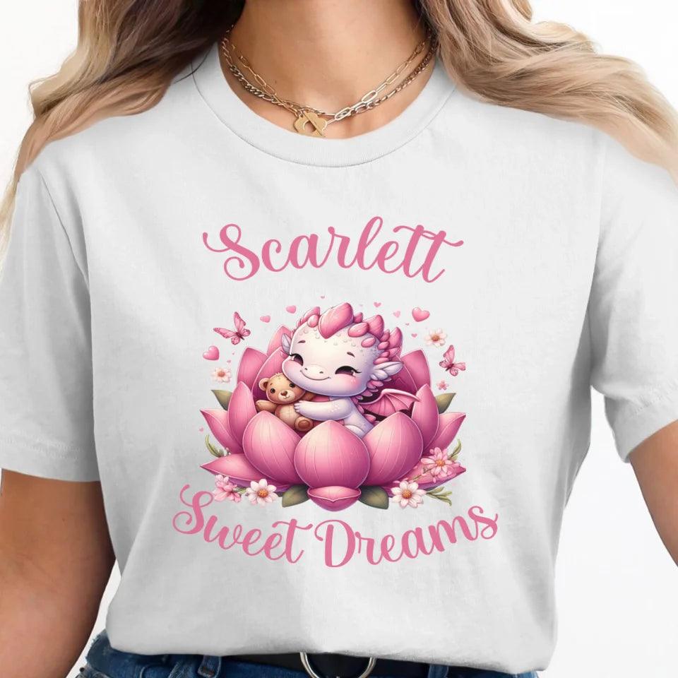 Custom Sleeping Baby Dragons T-Shirt - ART-TSH132 - ARTFULANE