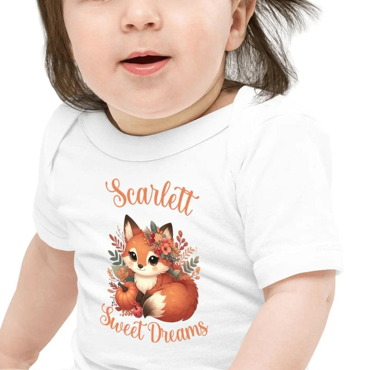 Custom Autumn Red Foxes T-Shirt - ART-TSH133 - ARTFULANE