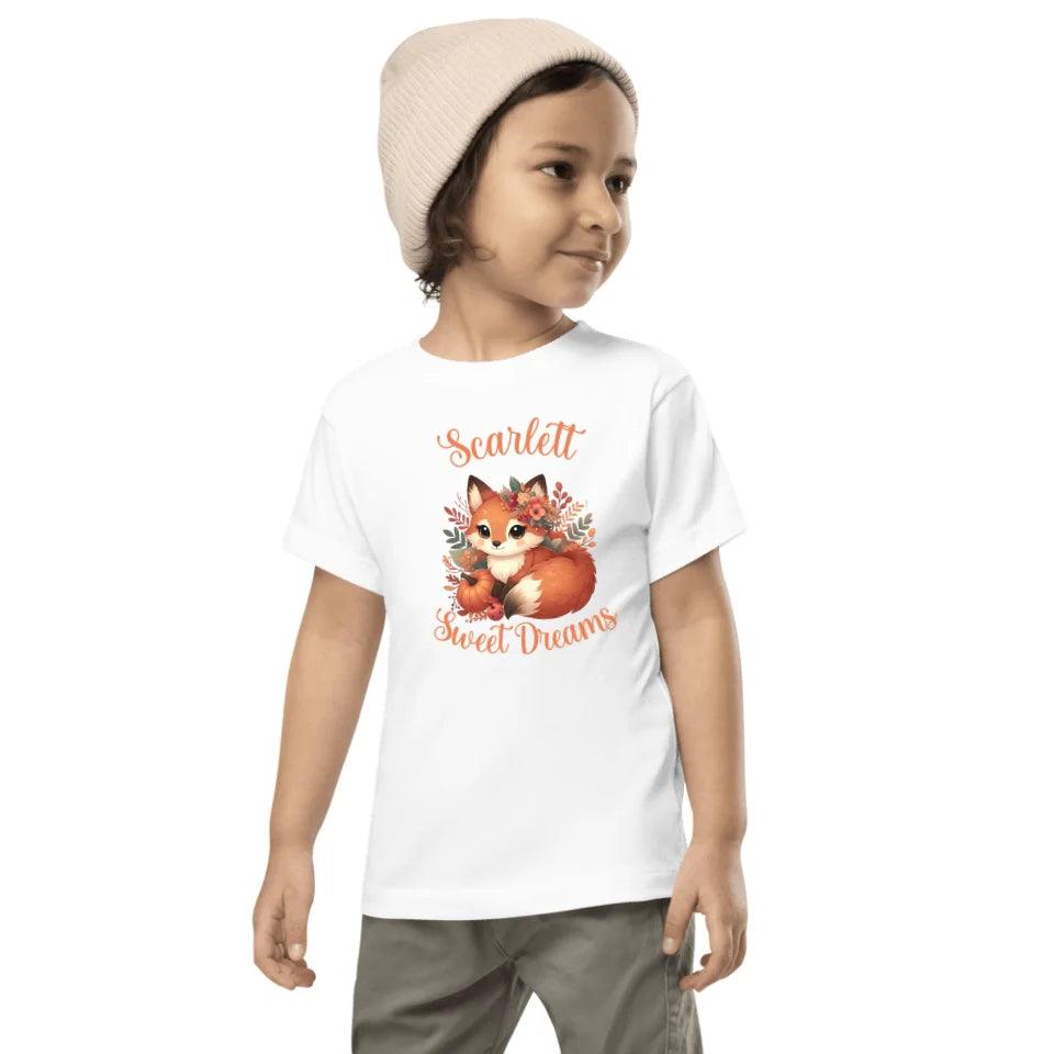 Custom Autumn Red Foxes T-Shirt - ART-TSH133 - ARTFULANE