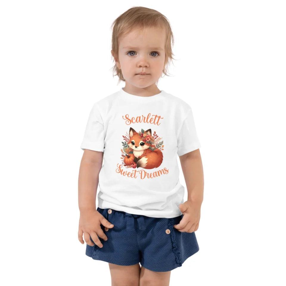 Custom Autumn Red Foxes T-Shirt - ART-TSH133 - ARTFULANE