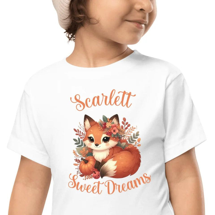 Custom Autumn Red Foxes T-Shirt - ART-TSH133 - ARTFULANE