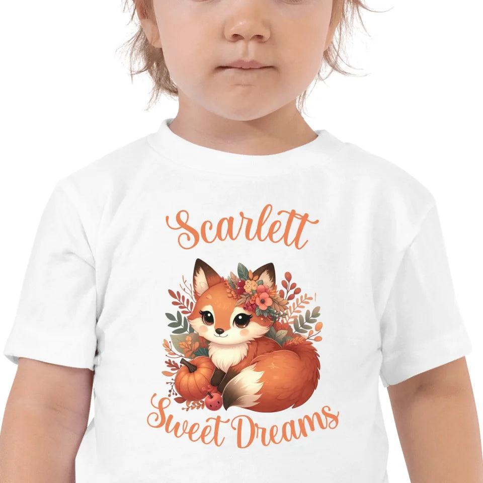 Custom Autumn Red Foxes T-Shirt - ART-TSH133 - ARTFULANE