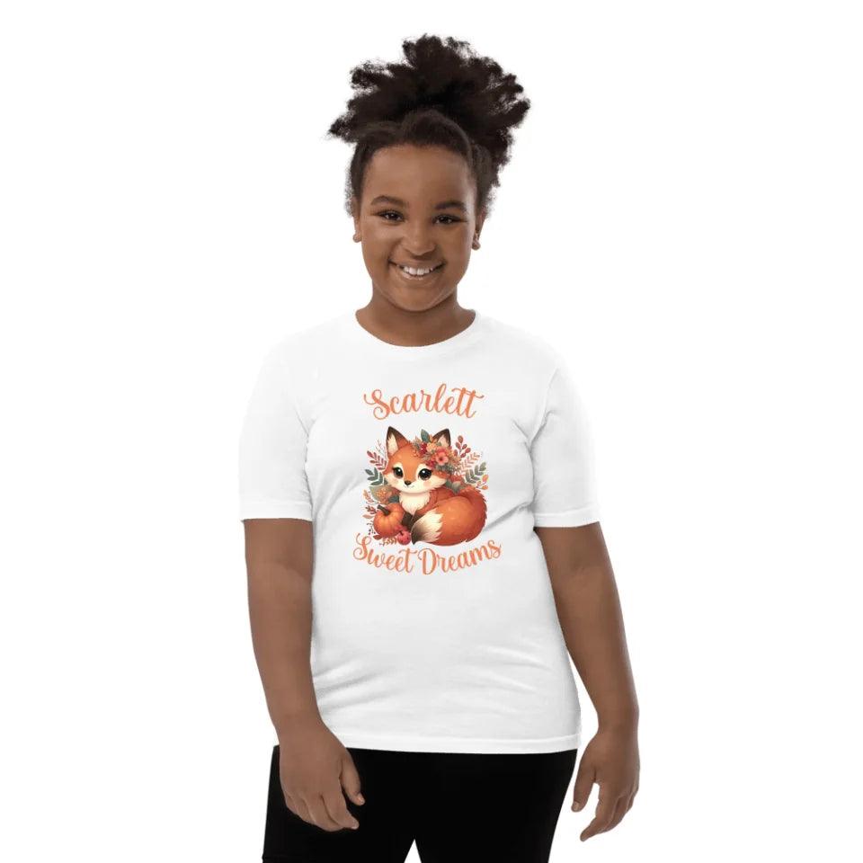 Custom Autumn Red Foxes T-Shirt - ART-TSH133 - ARTFULANE