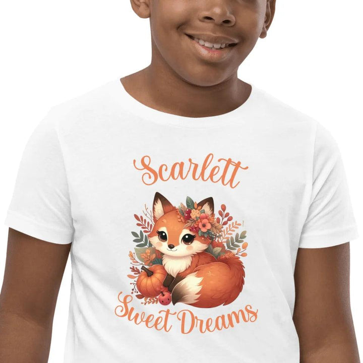 Custom Autumn Red Foxes T-Shirt - ART-TSH133 - ARTFULANE