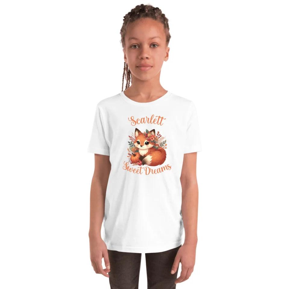 Custom Autumn Red Foxes T-Shirt - ART-TSH133 - ARTFULANE