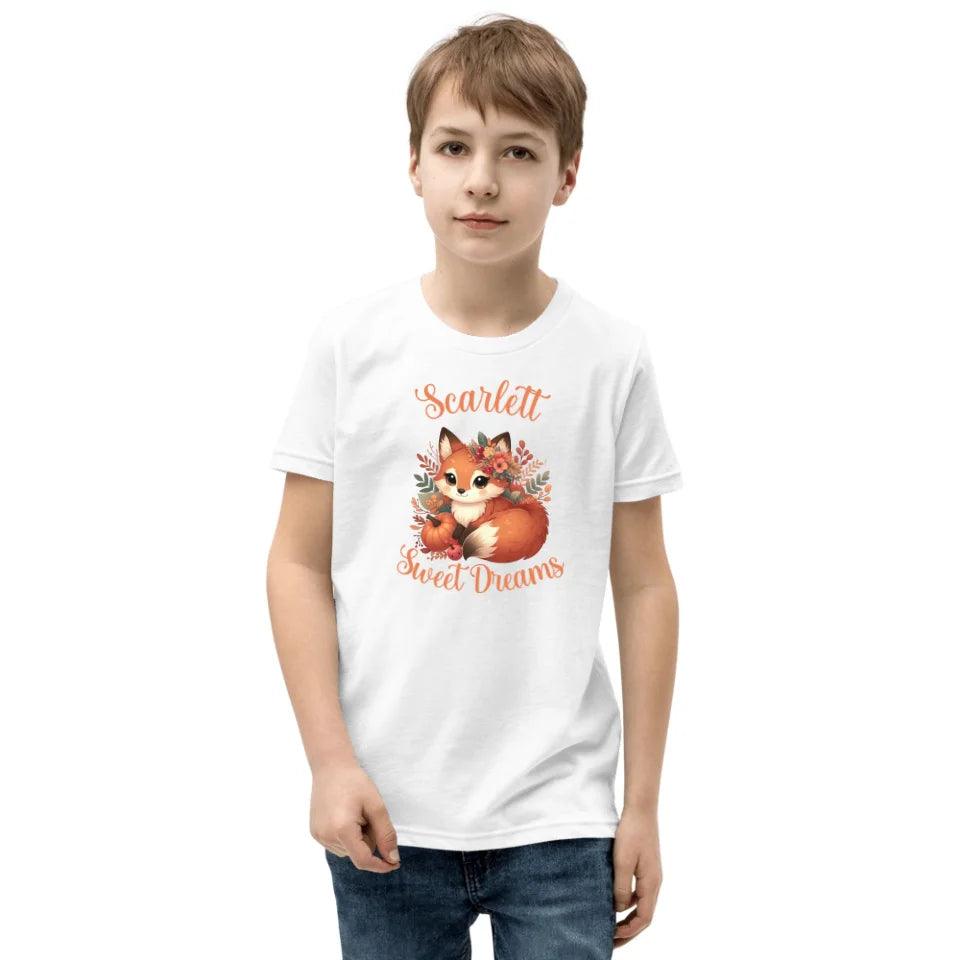 Custom Autumn Red Foxes T-Shirt - ART-TSH133 - ARTFULANE