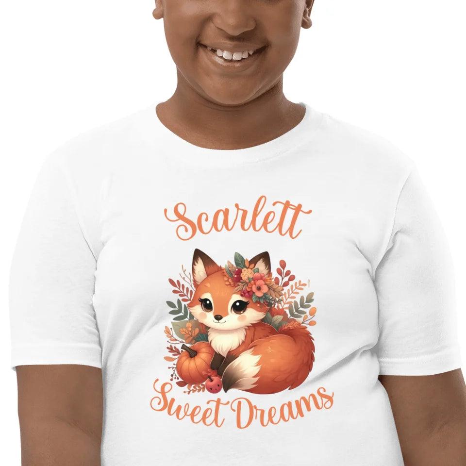 Custom Autumn Red Foxes T-Shirt - ART-TSH133 - ARTFULANE