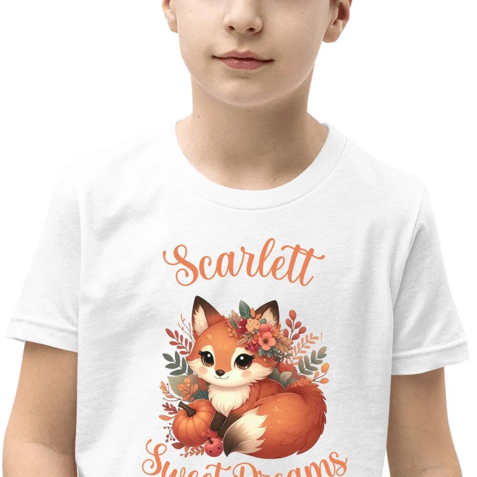 Custom Autumn Red Foxes T-Shirt - ART-TSH133 - ARTFULANE