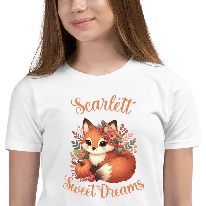 Custom Autumn Red Foxes T-Shirt - ART-TSH133 - ARTFULANE