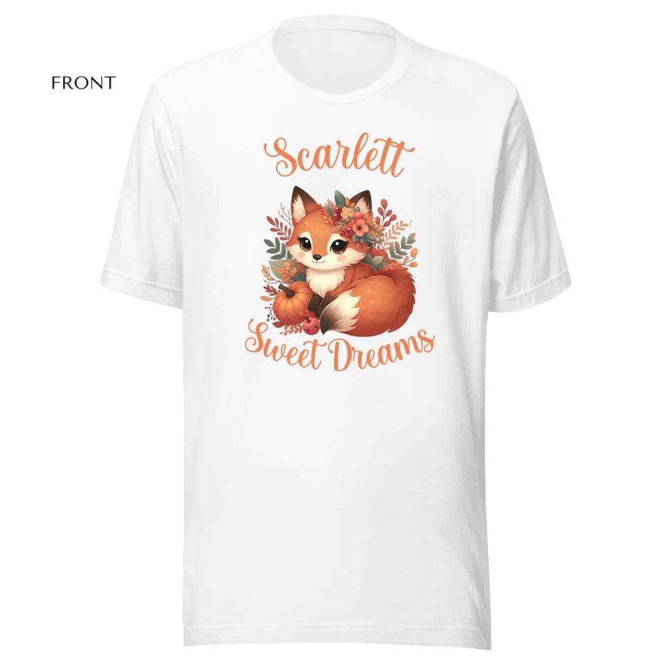 Custom Autumn Red Foxes T-Shirt - ART-TSH133 - ARTFULANE