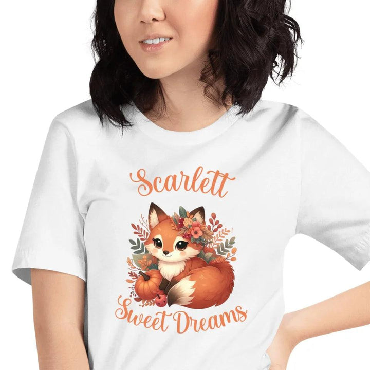 Custom Autumn Red Foxes T-Shirt - ART-TSH133 - ARTFULANE