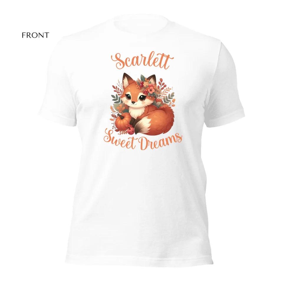 Custom Autumn Red Foxes T-Shirt - ART-TSH133 - ARTFULANE