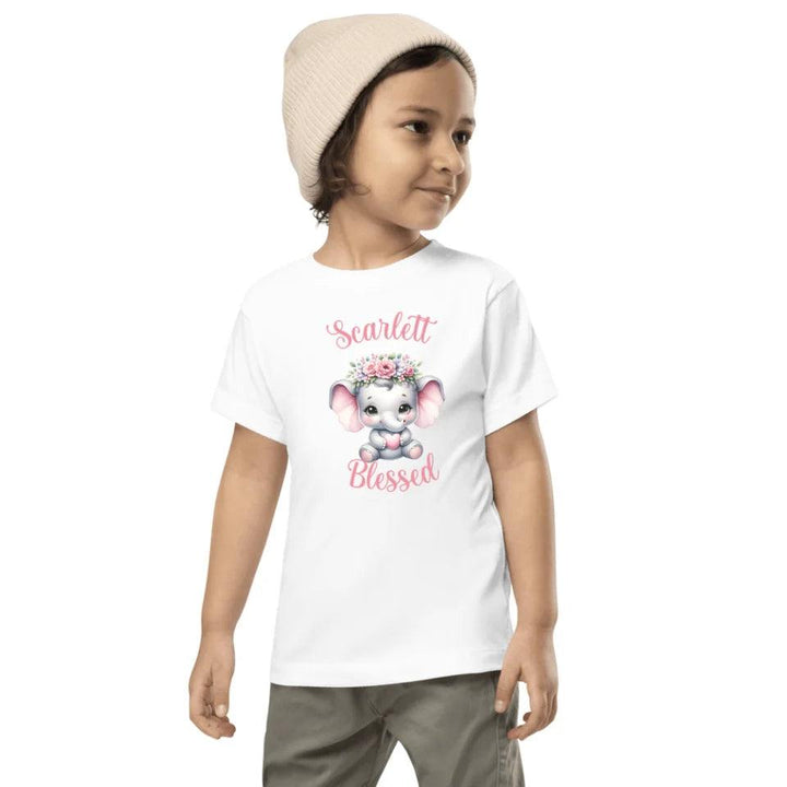 Custom Baby Elephant Pink Nursery T-Shirt - ART-TSH134 - ARTFULANE