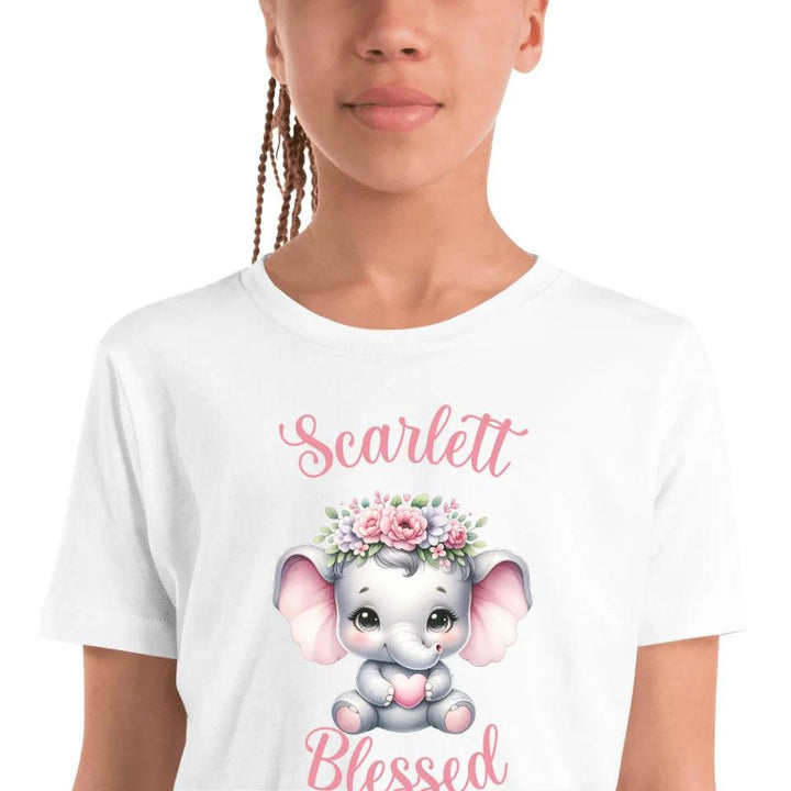 Custom Baby Elephant Pink Nursery T-Shirt - ART-TSH134 - ARTFULANE