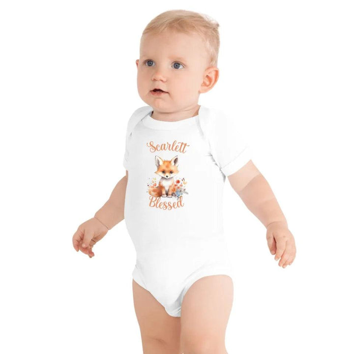 Custom Watercolor Baby Fox T-Shirt - ART-TSH137 - ARTFULANE