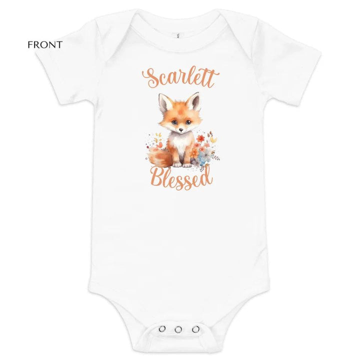 Custom Watercolor Baby Fox T-Shirt - ART-TSH137 - ARTFULANE